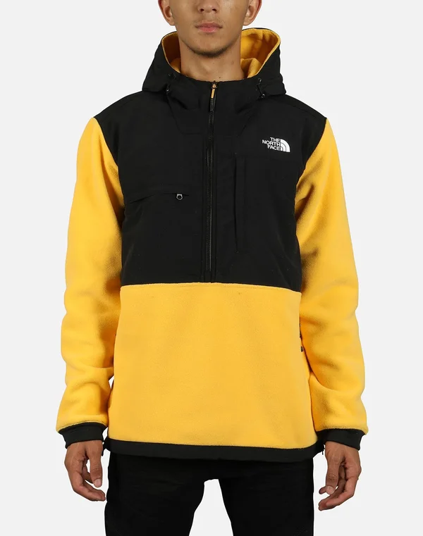 The North Face Men's Denali Anorak - Small - TNF Yellow - TNF Black