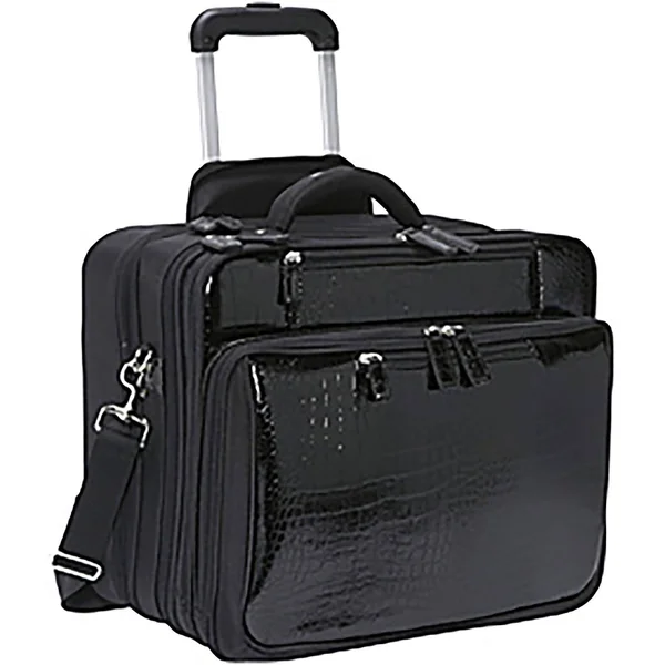 Women in Business Francine Collection - Croco 17.3x22 Laptop Roller Case