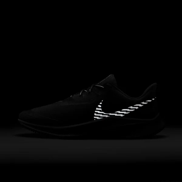Nike Quest 3 Shield Black Metallic Silver - Size 8.5 Men