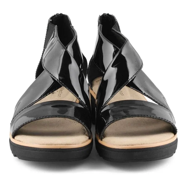Clarks Women's Jillian Rise Wedge Sandal, Size: 8, Black