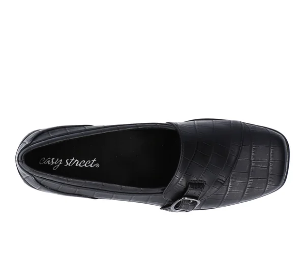 Easy Street Cinnamon - Womens 7 Black Slip on Medium