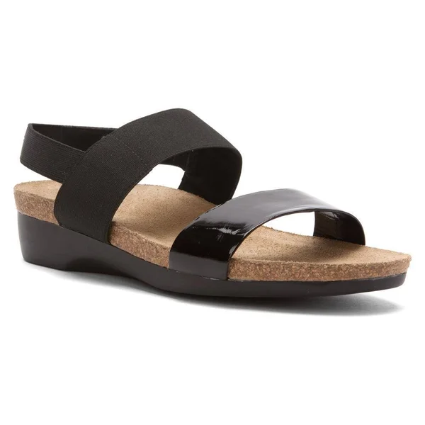 Munro Women's Pisces - Black Fabric/Patent Size: 11 N