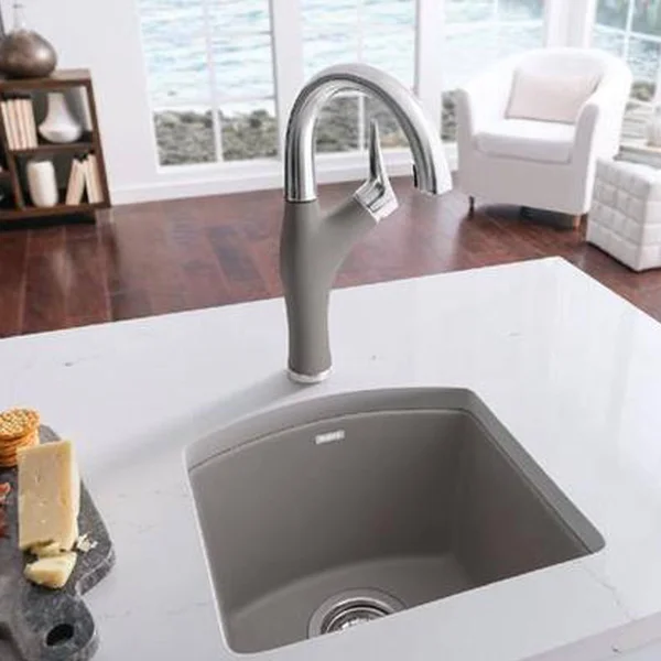 Blanco 442041 Artona Bar Faucet Stainless Steel - Cinder