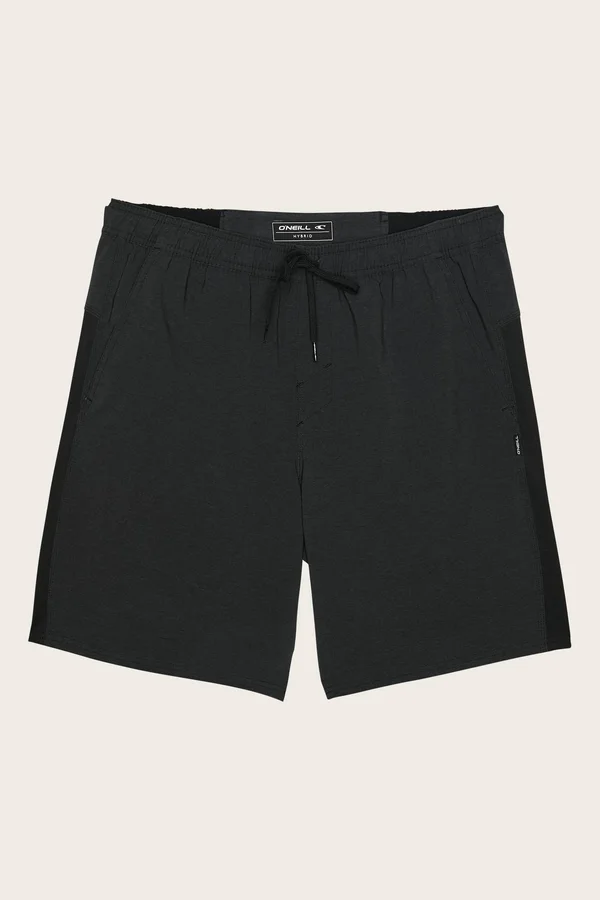 O&Neill Men's Interval Hybrid Shorts - Large, Black