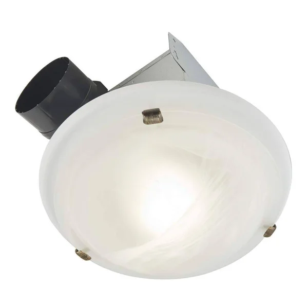 Nutone Decorative Brushed Nickel 80 CFM Ceiling Bathroom Exhaust Fan - 774 770RNLTK