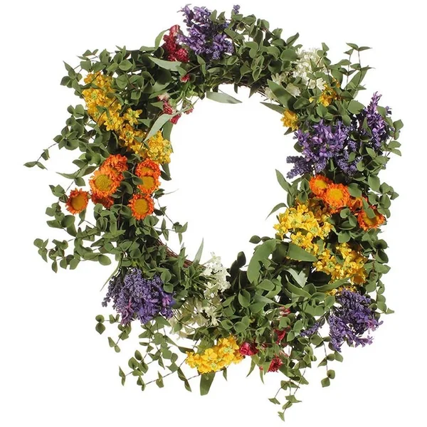 Raz Imports Mixed Floral 21x22 Wreath