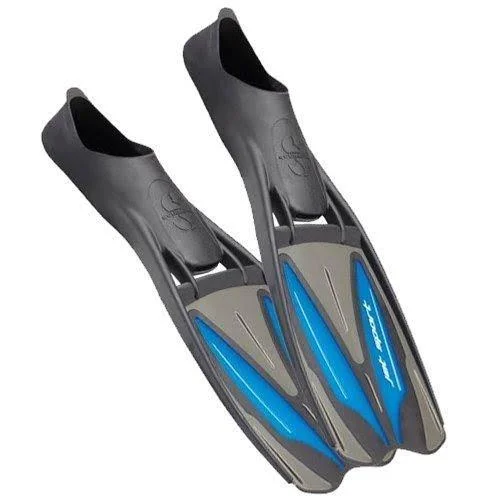 ScubaPro Jet Sport Full Foot Fins (Black - Gray, Medium)