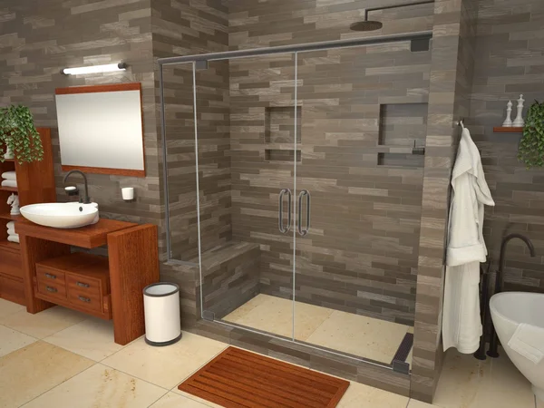Tile Redi RT4860R-RB48-KIT Base N Bench 72x22 x 48x22 Rectangular Shower Base with Single Threshold and Right Drain Oil Rubbed B