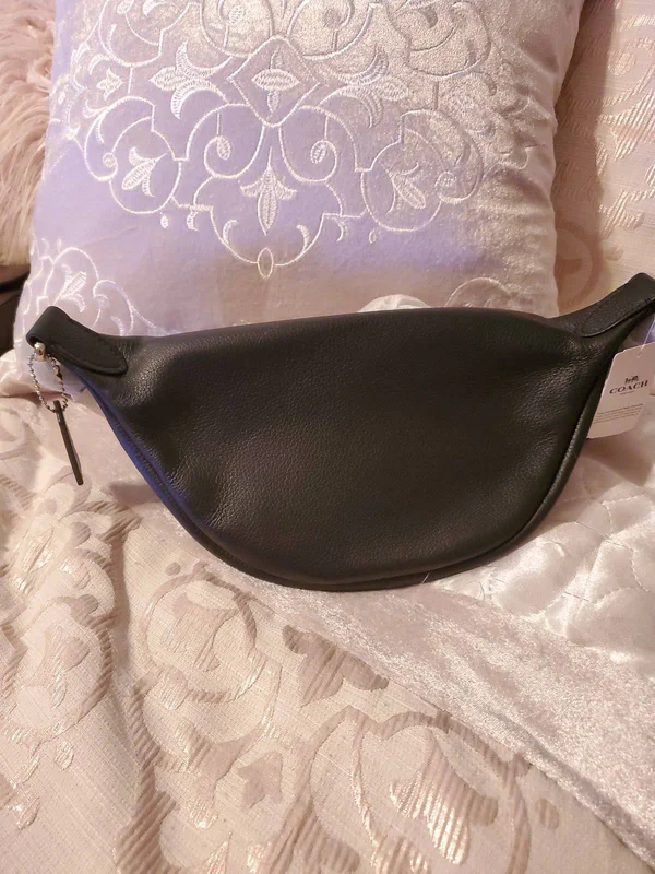 Coach Script Belt Bag (Fanny Pack - Black) F88875