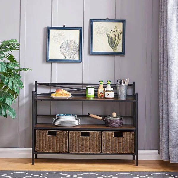Southern Enterprises Darien Bakers Rack Sideboard