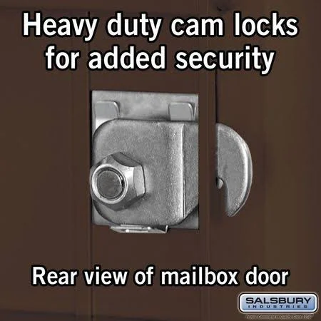 Salsbury Industries 3704S-02ZFU 4C Horizontal Mailbox, Bronze