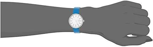 Skagen Women's Signature Blue Leather Band Watch SKW2597