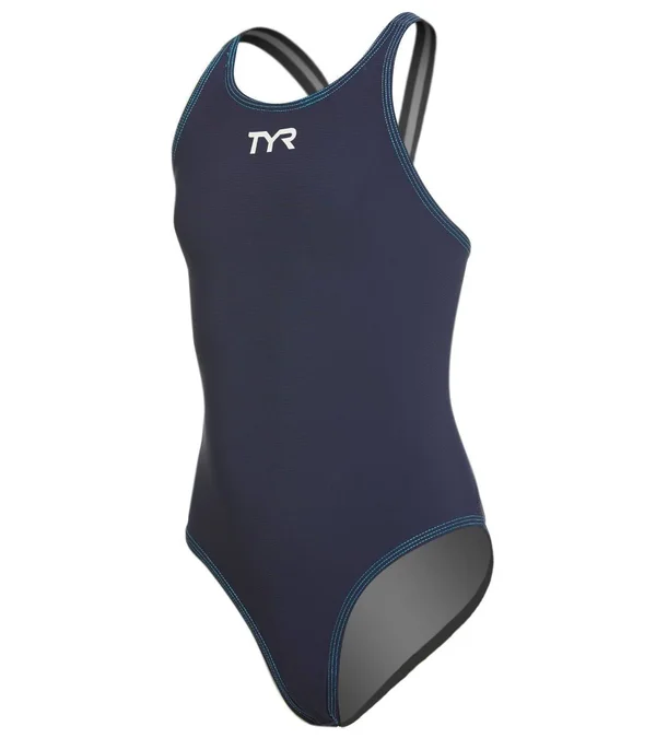 TYR tpsa6a Women's Thresher Aeroback Swimsuit - Navy/Blue, 24