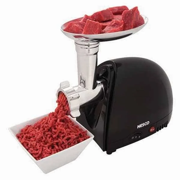 Nesco FG-100 Food Grinder - Stainless Steel/Black