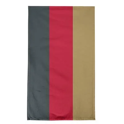 Anaheim Hockey Tea Towel East Urban Home Color: Steel Gray/Red/Gold, Material: Cotton Twill
