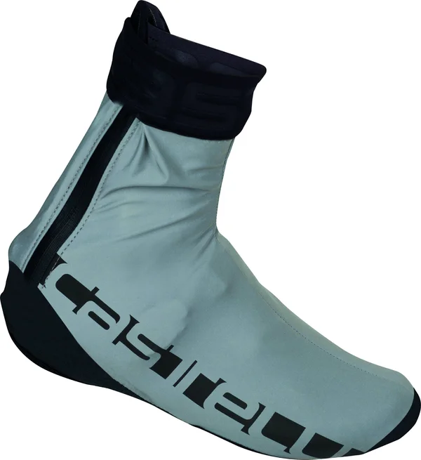 Castelli Reflex Shoecover - Reflective Silver - M