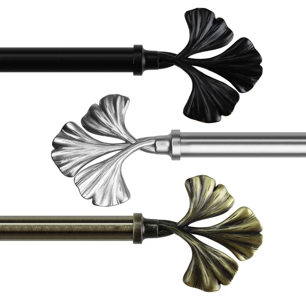 Rod Desyne Fortune Curtain Rod, Black