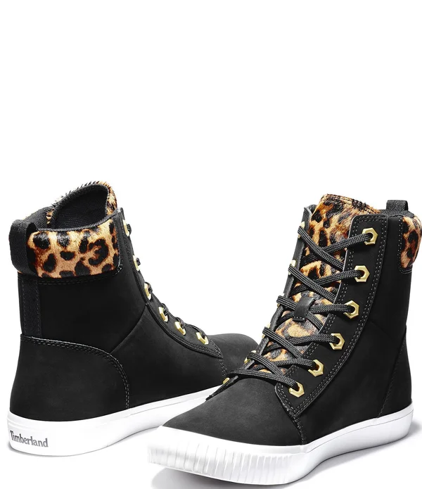 Timberland Women's Skyla Bay 6-Inch Boots - Black Leather, 7.5