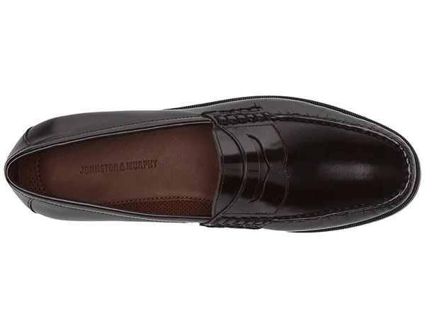 Men's Johnston & Murphy Pannell Penny Loafer - Size 7.5 M - Burgundy