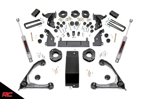 2017 Silverado Rough Country 4.75 in. Suspension & Body Lift Kit w/ Upper Control Arms Chevy 1500 292.20