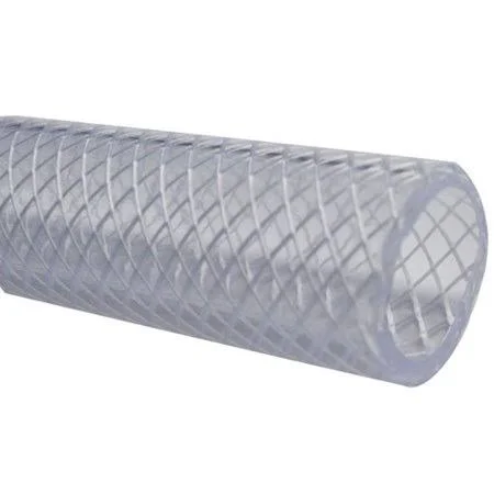 High-pressure Clear PVC Tubing for Food - Beverage and Dairy - Inner Diameter 5/8 inch - Outer Diameter 7/8 inch - 10 ft