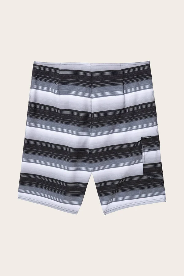 O&Neill Santa Cruz Stretch Stripe Boardshorts Men's Black - 38
