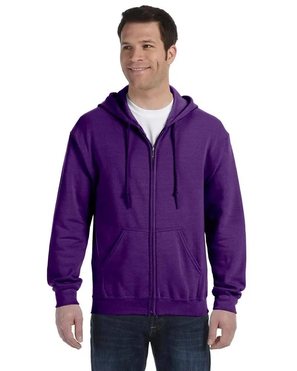 Gildan G186 - Heavy Blend 8 oz., 50/50 Full-Zip Hood - Purple