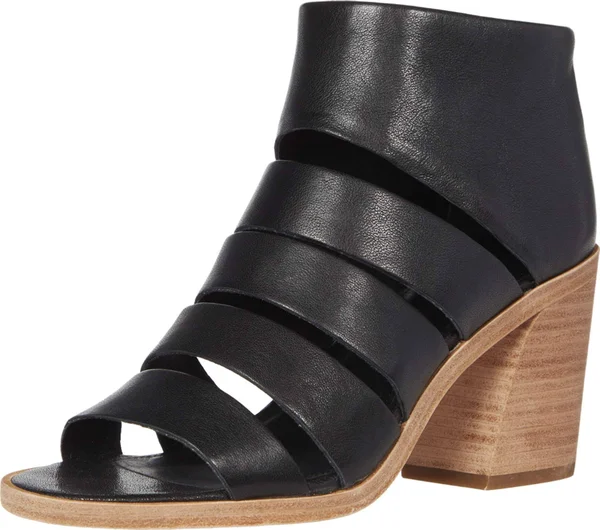 Frye Tash Cutout Bootie Women's Shoes Black Leather : 9.5 B