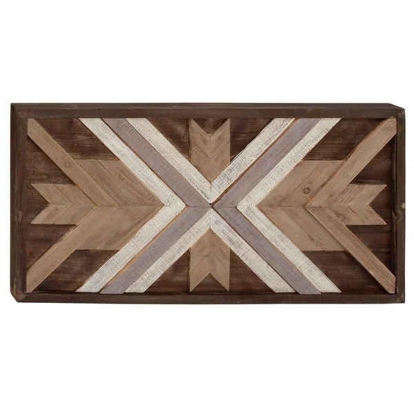 Wood Wall Plaque 48x22W - 24x22H