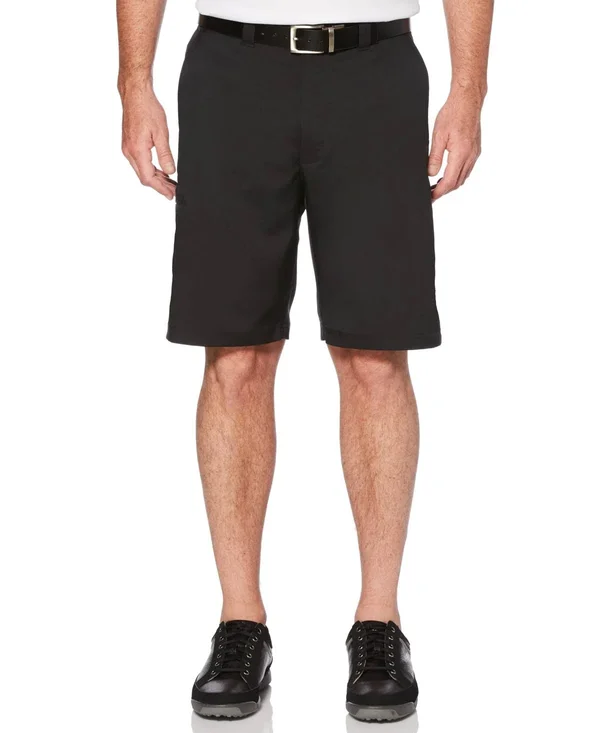 PGA Tour Men's Moisture-Wicking Stretch Cargo Golf Shorts - Caviar