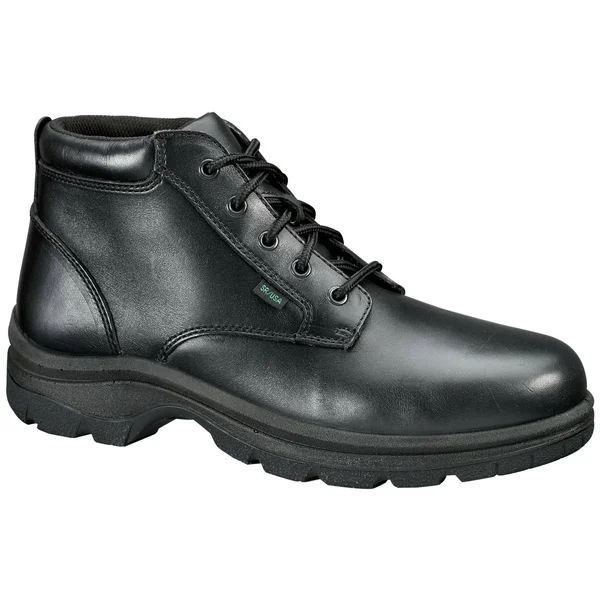 Thorogood Men's Plain Toe Chukka, 8.5 2E, Black
