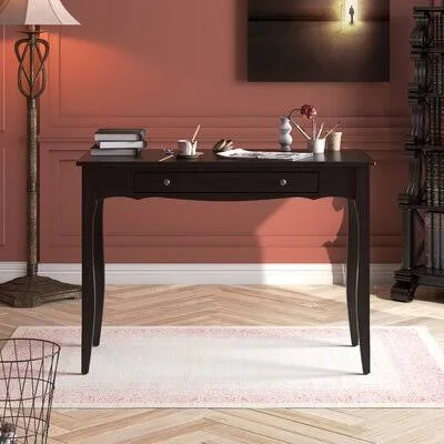 Writing Desk Canora Grey Color: Black