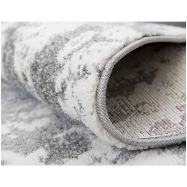 RugPal Bianco Transitional Area Rug Collection 9'x12' in Silvery Color