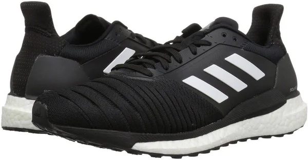 Adidas Running Solar Glide Men's Shoes Black/White/Black : 8 D