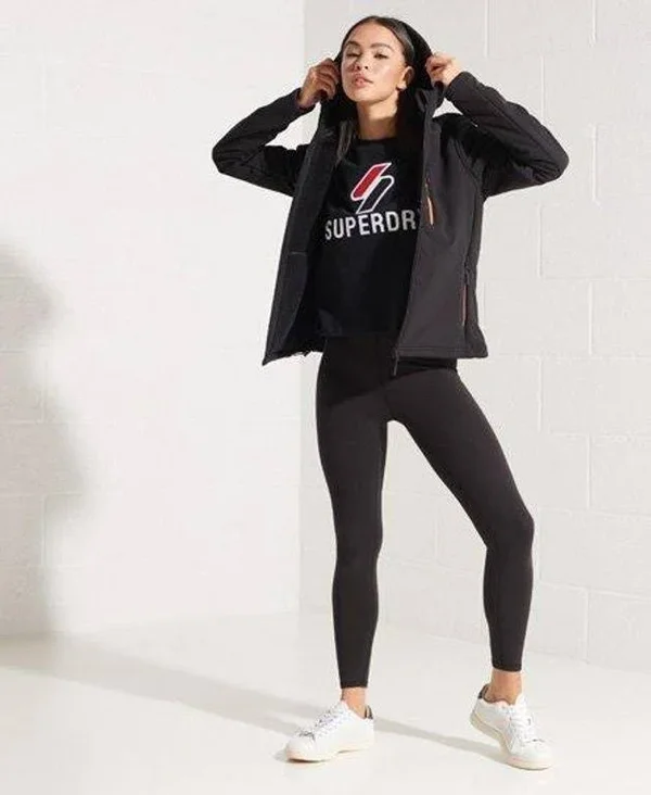 Superdry Women's Arctic Soft Shell Jacket - Black