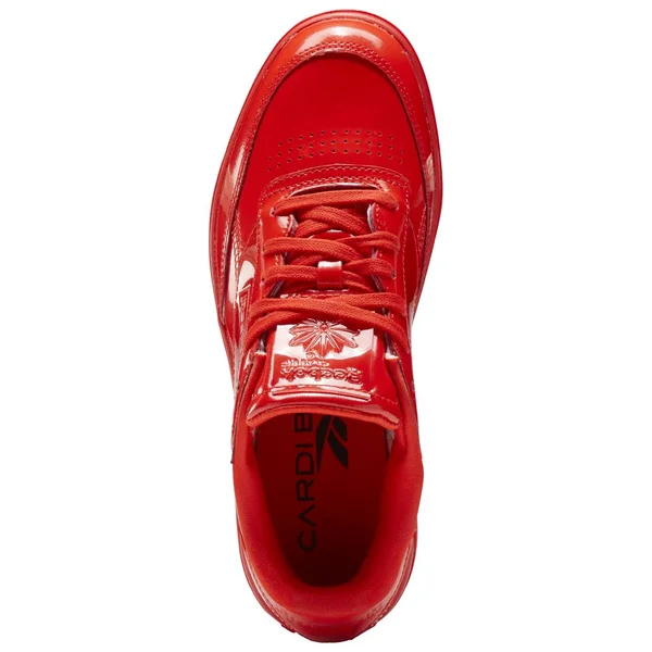 Reebok Cardi Coated Club C Double Red Women's Shoes - Size: 9