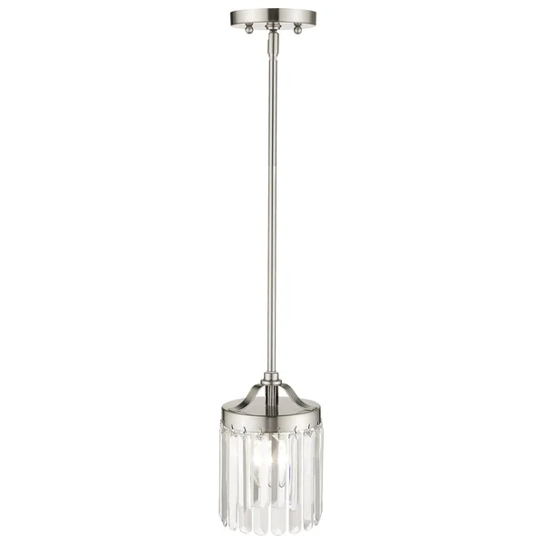 Livex Lighting 50530-64 Ashton 1-Light Mini Pendant - Hand Painted Palacial Bronze
