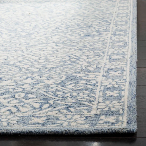 Safavieh Lauren Ralph Olivier 5& x 5& Round Area Rug Blue/Ivory
