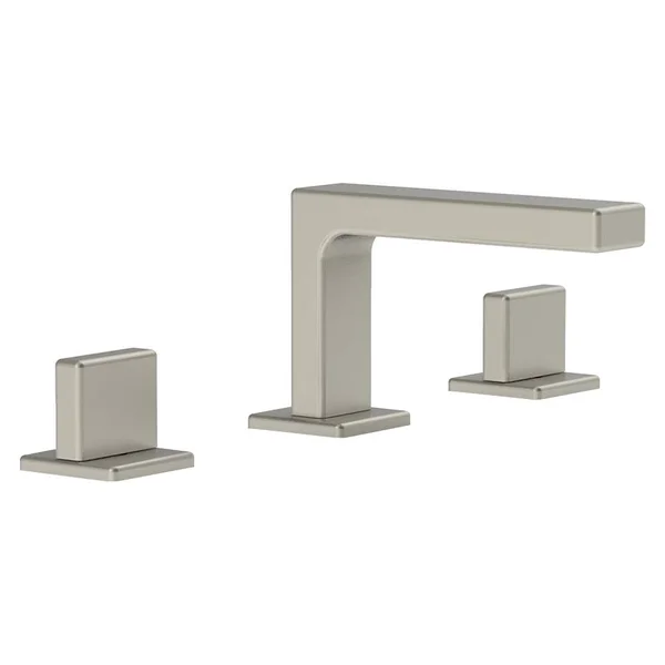 Phylrich 290L-01-003 Mix 6 1/2x22 Double Blade Handle Widespread Bathroom Sink Faucet in Polished Brass