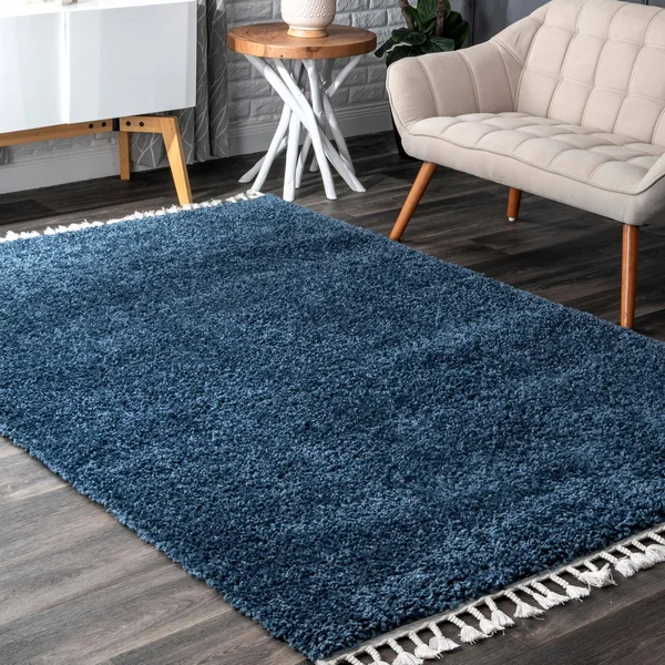 nuLOOM Neva Plush Shag Area Rug, 10& x 14&, Pink