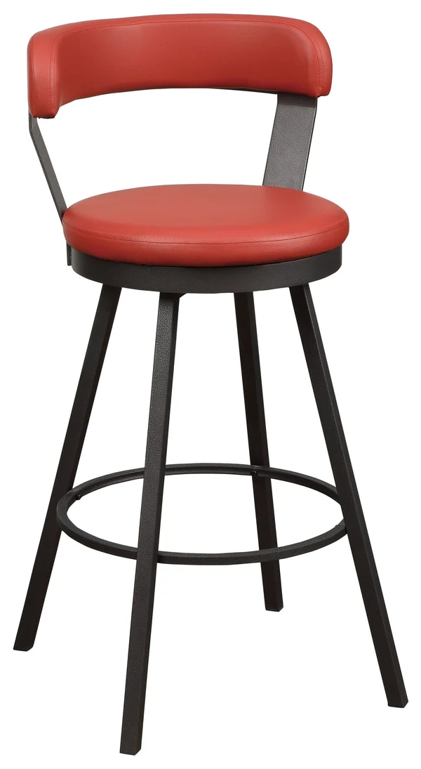 Homelegance Appert Red Pub Chair Set of 2