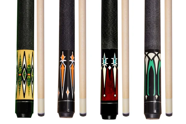Lot of 4 - 58 2 Piece Hardwood Canadian Maple Pool Cue Billiard Table Stick 18 - 21 oz (Set3)