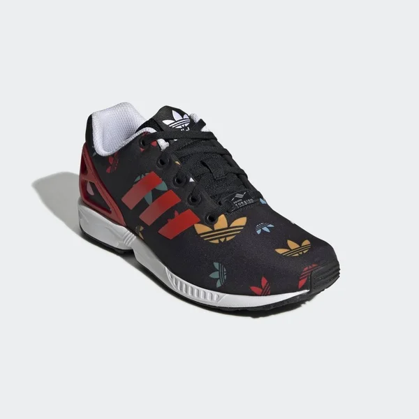 Adidas ZX Flux Girls Shoes - Black - 3.5