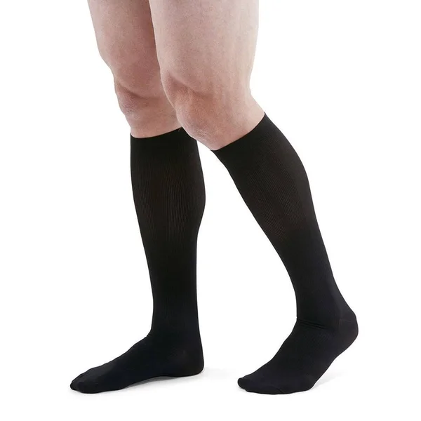 Mediven for Men Classic 30-40 mmHg Knee High, Extra Wide Calf, IV, Tall, Black