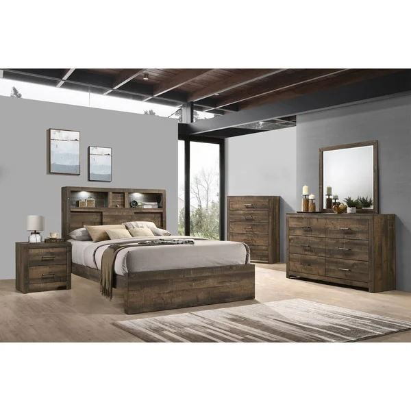 Picket House Furnishings Beckett 6-Drawer Dresser & Mirror Set