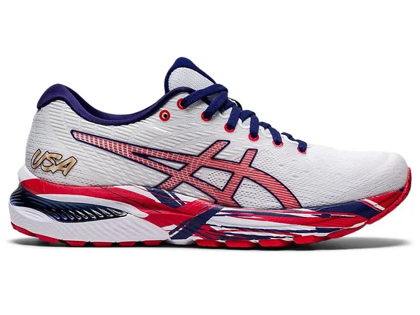 Asics GEL-Cumulus 22 Women's Shoes White/Classic Red : 5 B - Medium