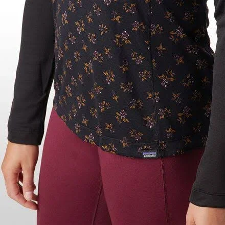 Patagonia Capilene Midweight Crew Top - Women's Clover/Black - Xxs