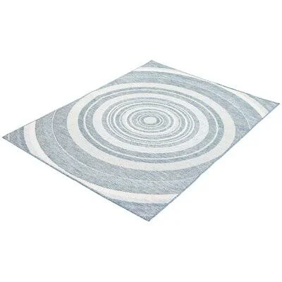Brendan Blue/Beige Indoor - Outdoor Area Rug Dovecove Rug Size: Rectangle 6&7x22 x 9&6x22