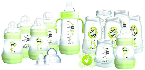 Mam Easy Start Self Sterilising Anti Colic Starter Set, Large, Green