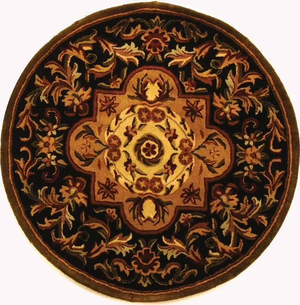 Safavieh Classic CL220B 7&6x22 x 9&6x22 Black, Beige Area Rug